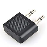 BestDealUSA NEW 2 TO 1 AVIATION HEADSET HEADPHONES PLUG ADAPTER
