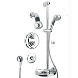 Buy Shower Head with Hand Shower and Slide Bar Set Finish: Brushed Nickel by La Toscana