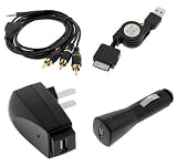 Buy 4 Feet Av ( Audio Video ) RCA Cable + Retractable USB Data Cable + Car + Home... by Bargaincell