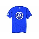 Factory Effex 'YAMAHA' 2D Tuning Fork T-Shirt (Royal, XX-Large)