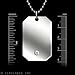 VENICEBEE SAINT GEORGE KILLS DRAGON MEDAL ST.GEORGE PROTECTION CHRISTIAN CROSS PENDANT DOG TAG NECKLACE