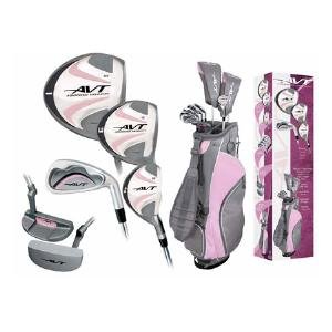 Affinity Ladies Avt Pink Golf Club Set W/bag &Free Putter Regular Length