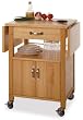 Kitchen Cart Double Drop Leaf in Natural Finish By Winsome Wood