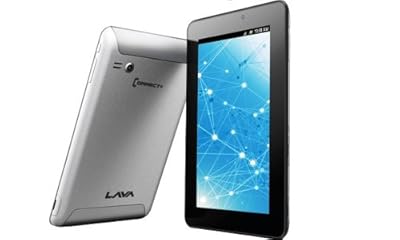 Lava ETab Connect+ Tablet (WiFi, 3G, Voice Calling), Silver