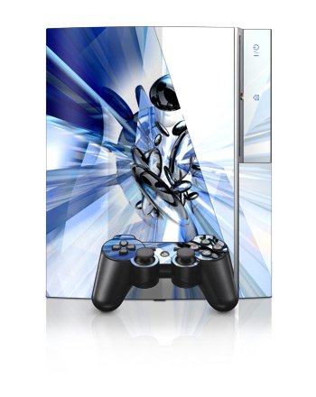 Cobalt Nexus Design Protector Skin Decal Sticker for PS3 Playstation 3 Body Console