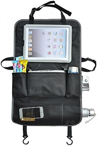 UthCracy Car Seat Back Organizer ,Vehicle Storage Organizer for Family-Convenient Ipad Holder for Kids to Watch Movies-Perfect for Everyday Use or Traveling Fits Most Vehicles,Premium Quality Durable Waterproof Material