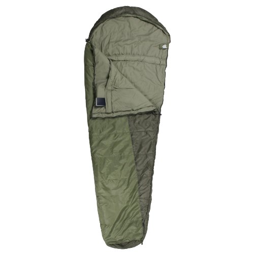 10T ARCTIC Spring Sac de couchage sarcophage Vert 230 x 85/55 cm