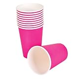 Hot Pink Paper Cups (25 pc)