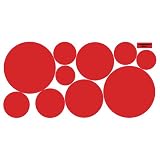 Red Dots Wall Decals (Repositionable)