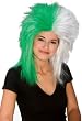 Sports Fanatic Wig in Green and White