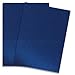 PaperPapers Quality, 8.5X11 Letter Size Specialty Cardstock - Blue Satin - 249 GSM (92lb Cover),25-PK