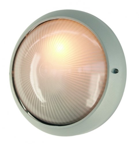 Deko Light Outdoorwandleuchte Uffi matt silber 700236