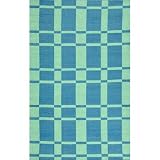 Sea Blue Contemporary Rug Size: Runner 2' x 8'