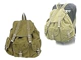 【SALE】washキャンバス ミリタリー3PリュックL KH/カーキ(WHR-53900KH)
