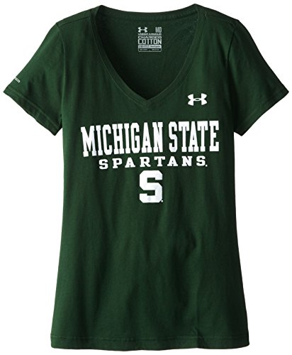 NCAA Under Armour Women's Charged Cotton V-Neck Tee