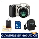 Cheap Olympus SP-600UZ Digital Camera, 12 Megapixels, 15x Wide-Angle 28mm Optical Zoom, 2.7