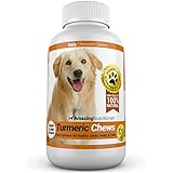 Amazing Turmeric for Dogs Curcumin Pet Antioxidant, Eliminates Joint Pain Inflammation, 120 Chews
