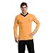 Search : Rubies Men's Star Trek Classic Deluxe Shirt, Gold, Small