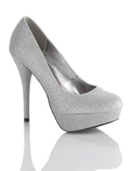 David's Bridal Glitter Platform Pumps. Sizzle by Coloriffics. Style Aspen... by David's Bridal
