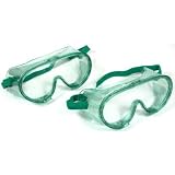 2 Goggles Safety Glasses Clear Eye Protection Tools