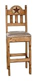 Marble Star Bar Stool with Cushion