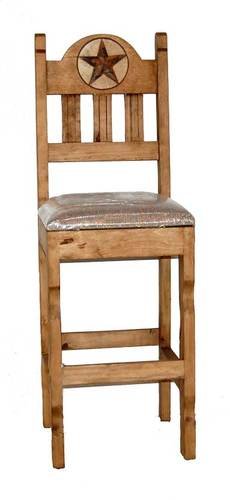 Marble Star Bar Stool with Cushion