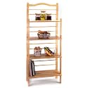 4 Level Solid Wood Bakers Rack