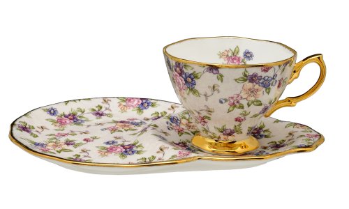 Royal Albert English Chintz  2-Piece Hostess Set