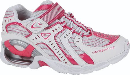 Stride Rite Slingshot S/O Sneaker (Toddler/Little Kid/Big Kid),White/ Pink,5 W US Big Kid On Sale