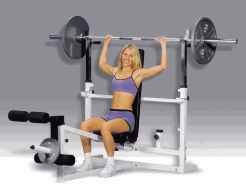 Giant Olympic Weight Bench W/ Leg Developer