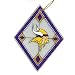 Minnesota Vikings NFL Stained Art Glass Christmas Ornament