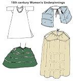 18th Century Women's Underpinnings Pattern