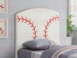 Twin Baseball Headboard