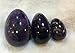 Texas Hidden Gems Set of 3 Natural Amethyst Eggs Kegel Exercise Weights