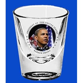 Barack Obama 44th President Collectible Shot Glass-In Stock, Ships Now!