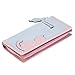 Damara Cute Dot Cat Printing Long Purse Soft Leather Bifold Zippered Wallet