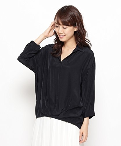 Dessin UNTITLED(Ladies)(デッサン アンタイトル(レディース))クレープローンシャツ