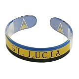 Rasta Plastic Bangles-St Lucia