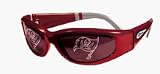 Tampa Bay Buccaneers Titan Sunglasses (Red Silver Tip) by Jax