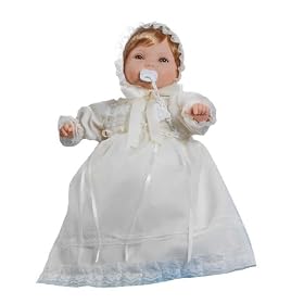 Cristin crying doll, 20.5", collection box, made in Spain.