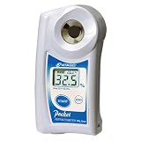 Atago 4404 PAL-04S Digital Hand-Held Pocket Salinity Refractometer, Special Scale for Sodium Chloride Specific Gravity