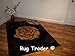 Modern Black/Brown Rose Rug ( 003 ) 160cm x 230cm