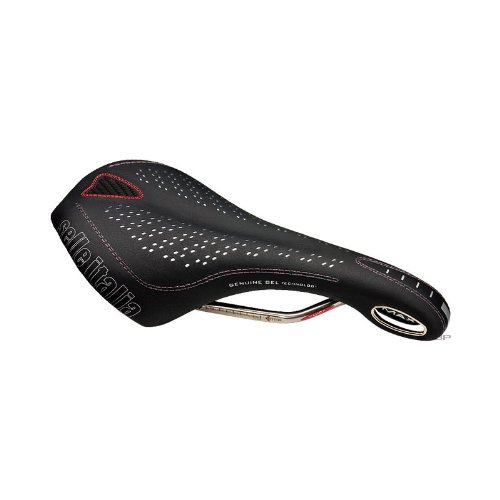 Selle Italia Max Flite Gel Men’s Bicycle Saddle (Vanox Rails, Black)