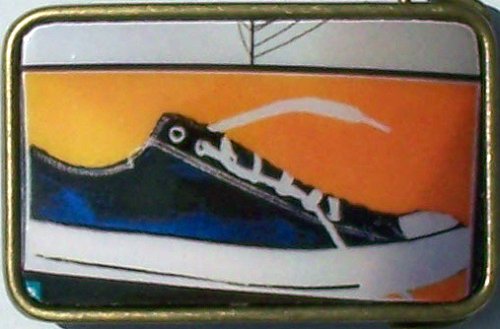 Unisex CONVERSE SHOE Metal Punk Rock Belt Buckle