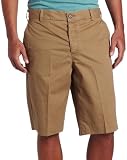 French Connection Men's Peached Twill Flat Front Short