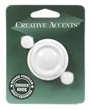 CREATIVE ACCENTS PORCELAIN WHITE DIMMER KNOB