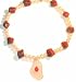 "Matthew's Treasures" Collection - Authentic White Sea Glass & Red Sea Glass With Genuine Cultured Pearls & Genuine Coral Sterling Silver Choker Necklace Chunky Delight In Red & White