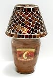 41Ym00oGvCL. SL160  Aromalux Home   Mulled Cider Jar Candle with Mosiac Glass Shade Gift Set