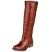Steve Madden Women's Tostido Riding Boot,Cognac Leather,8 M US