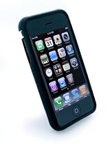 Tuff-Luv  Slim&Lite Silicone Skin Case Cover & Topcoat Screen Protection for Apple iPhone 3G - Black